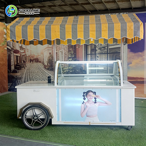 Chariot à glaces pliable, chariot à glaces italien avec congélateur pour présentation - Product Image 5