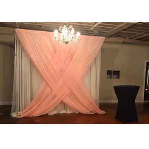 Rideaux doubles décoratifs pour <span class=keywords><strong>mariage</strong></span>, draperie croisée, <span class=keywords><strong>fond</strong></span> <span class=keywords><strong>de</strong></span> photomaton - Product Image 1