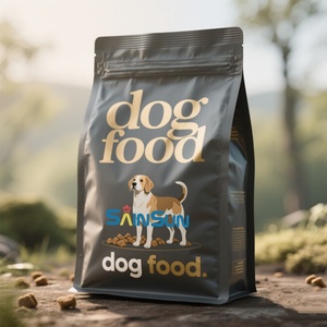 ถุงฟอยล์อลูมิเนียมบรรจุภัณฑ์อาหารสัตว์เลี้ยงแบบซิปล็อคแปดด้าน ขนาด 500 กรัม 1 กิโลกรัม 2 กิโลกรัม 5 กิโลกรัม สำหรับอาหารสุนัขและแมว ผลิตตามแบบ OEM - Product Image 4