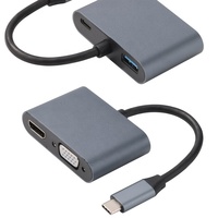 Ordenador tipo C Hub 4 en 1 USB C Hub