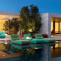 Mobilier moderne d'extérieur pour balcon Fauteuil inclinable impérial concubine Canapé-lit simple pour pause déjeuner Internet