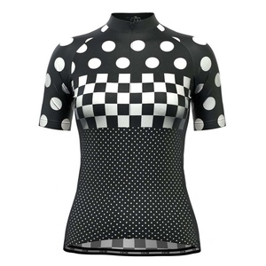 Veste de cyclisme thermique coupe-vent pour femme, imprimée par sublimation, pour la course à pied et la randonnée, 220g, sans couture, manches courtes - Product Image 5