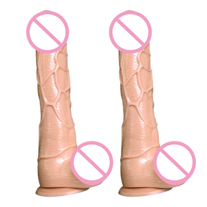Dildo Silikon Cair Berkualitas Tinggi Baru Ekstra Panjang 10 Inci <span class=keywords><strong>Penis</strong></span> Karet Tiruan Mainan Seks Wanita - Product Image 2