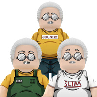 Figura de acción miniatura de papá desformado DY562-DY564, juguete de plástico de anime japonés de la familia papá y el asesino profesional superior