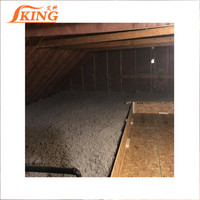ISOKING Laine minérale en vrac pour isolation de greniers de maisons en bois
