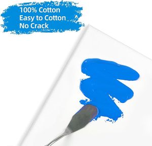 <span class=keywords><strong>Lienzos</strong></span> Estirados <span class=keywords><strong>para</strong></span> <span class=keywords><strong>Pintar</strong></span>, Paquete de 2, 24x36, Lienzo Blanco Grande <span class=keywords><strong>para</strong></span> <span class=keywords><strong>Pintar</strong></span> con Acrílico, Óleo, Témpera y Acuarela - Product Image 4