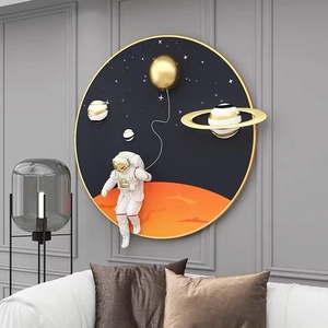 2022 stile moderno 3D disegno sul divano parete nel soggiorno camera da letto astronauta decorazione della parete - Product Image 3