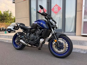 ยามาฮ่า MT07 รุ่นใหม่ <span class=keywords><strong>700</strong></span> ซีซี เครื่องยนต์แบบสองสูบเรียง รถมอเตอร์ไซค์สตรีท ABS ระบบกันสะเทือนปรับได้ สำหรับผู้ขับขี่ระดับกลาง ใช้ในเมือง - Product Image 1