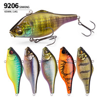 NOUVEAU MAJOR Leurre VIB coulant 65mm 14g ABS, appât dur, 10 couleurs, pour achigan, brochet, perche