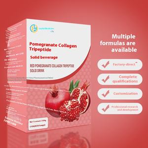 Bevanda in Polvere Personalizzata al Collagene Tripeptidico di Melograno Rosso OEM Integratore Nutrizionale per Adulti Vitamina Ginseng Vegetale - Product Image 1