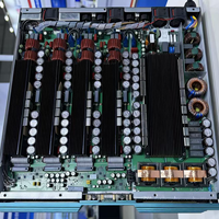 SIVG Profesyonel Dijital Yüksek Güçlü Amfi 4*3000W, Line Array için Stereo Yüksek Kaliteli, 2 Ohm Empedans, GAN Teknolojisi