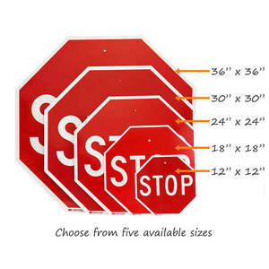 Segnale di avvertimento per la sicurezza stradale bordo limite di velocità rallentare i segnali di controllo del traffico Mobile in alluminio segnaletica stradale riflettente in metallo - Product Image 3