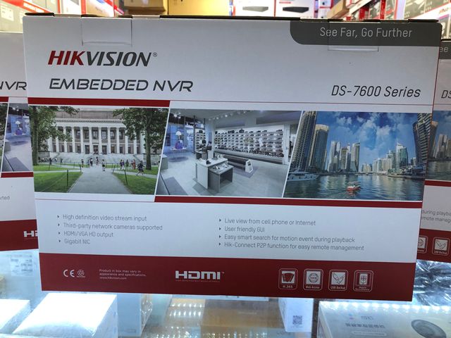Hikvision DS-7604NXI-K1(D) 4CH NVR 4K Network Video Recorder H.265+ HDMI up to 8MP Resolution Support Plug & Play CCTV System