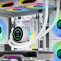 Casing PC Gaming AY MINI Berkualitas Tinggi Mendukung Kipas RGB 120MM dan Pendingin Air 240 untuk Komputer Desktop