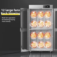 Ltpk LT-176 Commercieel Voedsel Rundvlees Droger Gedroogde Mango Droog Fruit 28 Trays Jerky Uitdrogen Groente Fruit Dehydrator Machine
