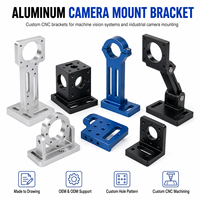Support de caméra en aluminium CNC de précision sur mesure pour caméras industrielles de vision par ordinateur et équipements d'automatisation
