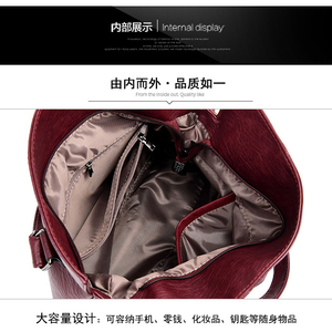 Fashion Luxury Pu Leather Ladies Shoulder Bag Designer Style Crossbody Bag High Quality Women's Handbag - Product Image 5