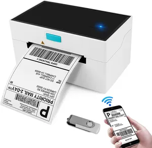 Impresora de etiquetas de buena calidad para etiquetas de envío 110mm Impresora térmica Bluetooth Diseño de almacén de etiquetas mm