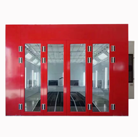 Cabine de peinture professionnelle pratique pour la finition de peinture automobile standard