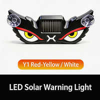 KEBOSIED Lumières décoratives solaires LED de haute qualité pour voiture, lumière ambiante intérieure de voiture effet œil de démon