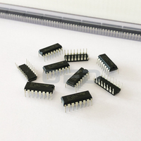 L293D Driver de moteur DIP-16 IC à trou traversant 24V 16 broches Power DIP Tube Push-Pull 4 canaux Driver de moteur L293D avec diodes