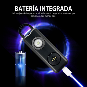Alarma Para Niños Llavero De Autodefensa Recargable Venta Al Por Mayor Alarma De Seguridad Personal Llavero Damas - Product Image 4