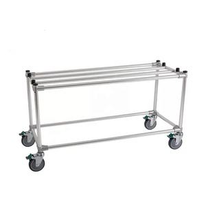 Camilla de Ambulancia Plegable Automática de Aleación de Aluminio YXH-3A2, Estilo Europeo, para Hospital, Color Plata Níquel, Marca B&R - Product Image 4