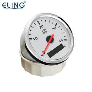 ELING 85MM Tachymètre RPM Tacho Jauge REV <span class=keywords><strong>Compteur</strong></span> avec <span class=keywords><strong>Compteur</strong></span> <span class=keywords><strong>d</strong></span>'<span class=keywords><strong>Heures</strong></span> Essence Diesel 12V 24V avec Rétro-Éclairage Rouge - Product Image 2