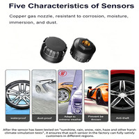 Sensori Tpms 5.0 bluetooth sensore esterno sistema di monitoraggio della pressione dei pneumatici Android IOS cellulare APP