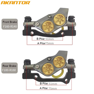 Vélo électrique pliable, <span class=keywords><strong>frein</strong></span> à disque hydraulique à <span class=keywords><strong>4</strong></span> <span class=keywords><strong>pistons</strong></span>, <span class=keywords><strong>frein</strong></span> à pression d'huile, 1250/2200mm, quatre <span class=keywords><strong>pistons</strong></span> ultralégers - Product Image 6