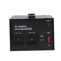 Transformateur élévateur/abaisseur de tension 100-1000VA, convertisseur de tension 220V vers 110V avec protection contre les surcharges, alimentation pour usage industriel