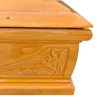 Cercueil et urne funéraire en bois de Paulownia de luxe européen, fabriqués sur mesure par une usine professionnelle, économiques et écologiques