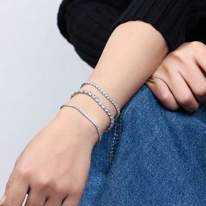 Wholesale Tennis <b>Chain</b> 2mm 3mm Mens Tennis Bracelet Hip Hop Diamond <b>Vvs</b> Jewelry 2mm 3mm 4mm 5mm Tennis <b>Chain</b> - Product Image 4
