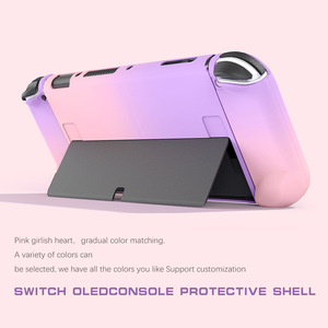 Nintendo <b>Switch</b> <b>OLED</b> Protective Case Gradient PC Cover With Stand For Nintendo <b>Switch</b> <b>OLED</b> Console - Product Image 2