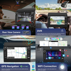 Podofo 7 "4 + 64G Android autoradio stéréo sans fil Carplay/Android Auto Wifi/BT intégré GPS tactile pour Fiat Ducato <span class=keywords><strong>Jumper</strong></span> Boxer - Product Image 3