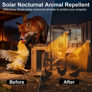 Luz Solar Predator Eye PRO para Control de Animales Nocturnos y Repelente de Plagas - Product Image 2