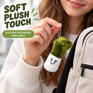 Divertido Llavero de Peluche de Frutas y Verduras, Colgante Suave Relleno de Algodón PP para Regalo de Fiesta o Máquina de Garras - Product Image 4