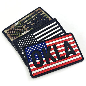 वेक्रो पैच के लिए व्यक्तिगत कस्टम pvc राष्ट्रीय ध्वज रबर 3 डी लोगो लेबल pvc कस्टम पैच - Product Image 2