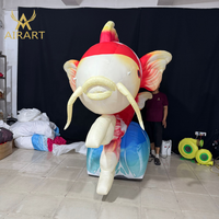 Ornement gonflable de poisson koi de qualité supérieure pour la décoration du Nouvel An chinois 2026, figurine de poisson koi, costume de mascotte de poisson