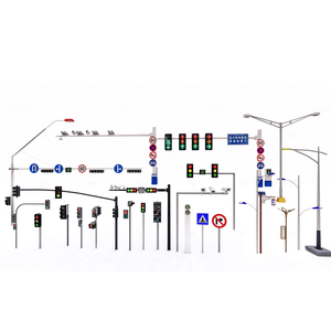 Poteau en acier galvanisé à chaud pour les croisements et les intersections routières, poteau de signalisation routière certifié CE - Product Image 4