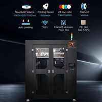 Imprimante 3D industrielle ZTEK T60, grand format, 600 mm/s, haute vitesse, 4 couleurs, FDM, pour prototypage de pièces automobiles, pare-chocs de voiture