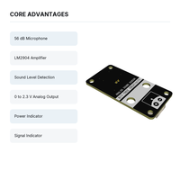 Module de capteur sonore LM2904, microphone haute sensibilité, module de détection audio pour projets de contrôle vocal Arduino