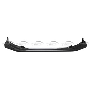 M Style High Carbon Fiber Front Bumper Lip Chin Spoiler Auto Tuning Front <b>Splitter</b> for Honda for Civic FL5 Type R 11TH 2022-2023 - Product Image 1