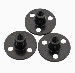 Écrous à bride en acier zingué LeGood M8 à 3 trous - Product Image 4