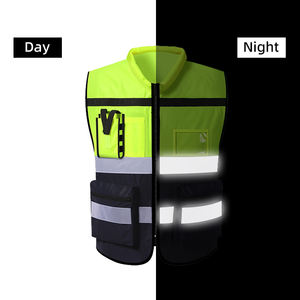 شعار أمان مخصص سترة جيولوجي عاكسة ملابس مع بناء متعددة الجيوب سترة عمل عاكسة خفيفة الوزن للرجال - Product Image 5