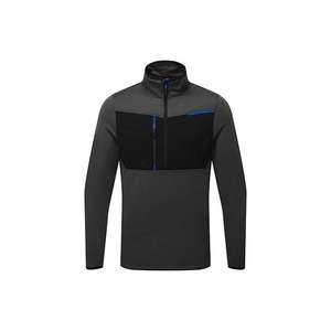 PORTWEST - T755MGRM WX3 Half Zip Tech Fleece Metal Grey - EAN 5036108387793 WORK HOODIES - Product Image 1