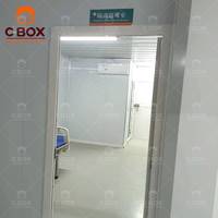 Clinique médicale préfabriquée modulaire Cbox, secours en cas de catastrophe, cliniques d'urgence, panneau sandwich en acier durable, conteneur plat, maison préfabriquée
