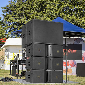 Professional KUSHEN LA-2012 Dual 12" Plywood Linear <strong>Array</strong> Full Range 8 Ohm Durable Speaker System for Stage &amp; Hanging Use - Product Image 3