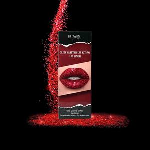 Sistema de Color rojo fresco, imprimación a prueba de agua, polvo Natural vegano, Sin crueldad, brillo de labios, cosméticos, Kit de brillo de labios, venta al por mayor - Product Image 6