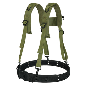 Cinturón Táctico MOLLE de Alta Resistencia con <span class=keywords><strong>Tirantes</strong></span> Acolchados Desmontables, Cinturón de Entrenamiento para Patrulla - Product Image 1